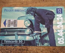 France Phonecard "Peugeot Assistance", used, 7/1994, 50 Units - free standard postage