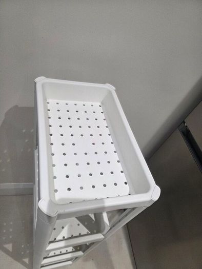 ikea vesken shelf unit, white