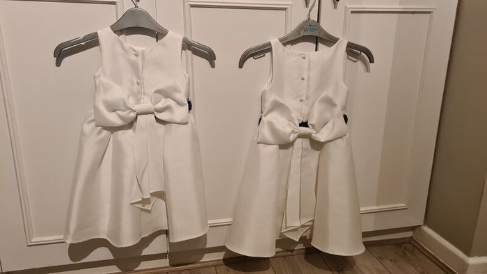 Flower Girl Dresses / Christening dresses x 2, age 1.5-2yrs and 4yrs
