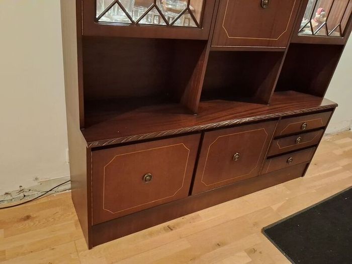 Mahogany Display Cabinet
