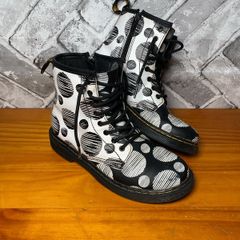 Dr Martens 1460 Girls Polka Dot Boots UK2 EU34