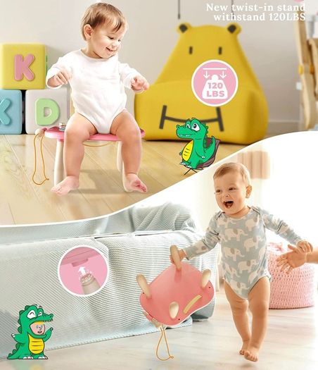 Toys for 1-2 Year Old Girls, Magnetic Drawing Board Writing Tablet for Kids, Educational Learning Travel Toys for 1 2 3 Year Old Baby Boys Girls Birthday Easter Gifts (Pink)