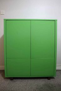 Vintage-Style IKEA STOCKHOLM Green Cabinet  2013 Collection