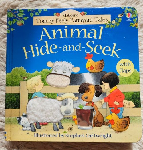 Usborne Touchy-Feely Farmyard Tales - Animal Hide-and-Seek