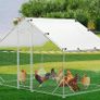 2 PCS Outdoor Waterproof and UV Chicken Coop Cover with 40 Piece Ball Bungee Cord Waterproof and Sunproof Enclosure Chicken Coop Tarp for Outdoor Large Walk in Pens Image 7
