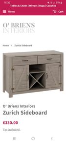 Light grey Sideboard- must go ASAP