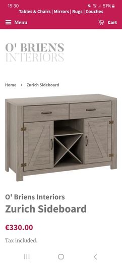 Light grey Sideboard- must go ASAP