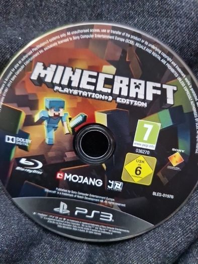Minecraft PlayStation 3 Edition PlayStation 3 Ps3 Games Original