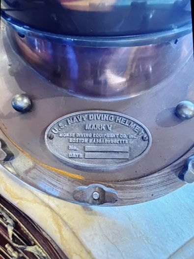 Two diving helmets