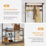 Industrial Coat Stand Hallway Shoe Rack Image 5
