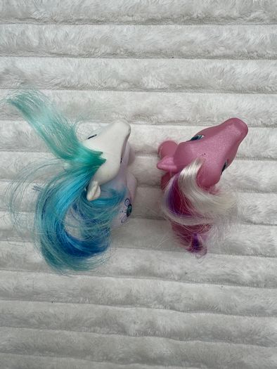MLP My Little Pony G3 Crystal Lace Friendship Ball and Periwinkle Jewel Pony 2003 Dirty Used Cut Hair Please see pictures