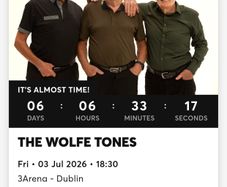 Wolfe Tones Ticket