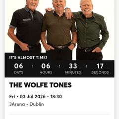 Wolfe Tones Ticket
