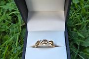 9ct Yellow Gold Celtic Style Band