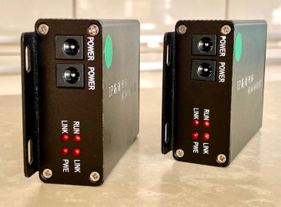 1 Pair - Send Video or WiFi down coax cable