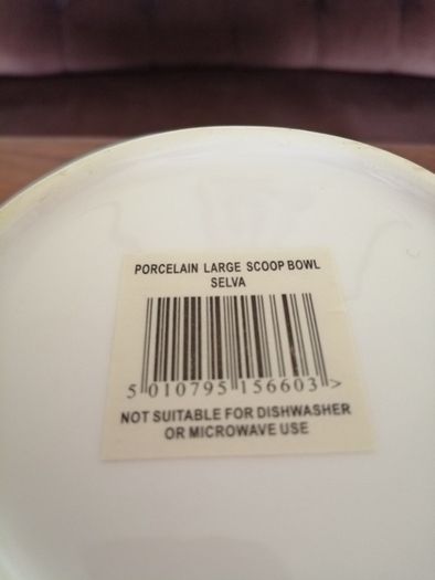 Large Porcelain Scoop after Rosenthal Design Bowl