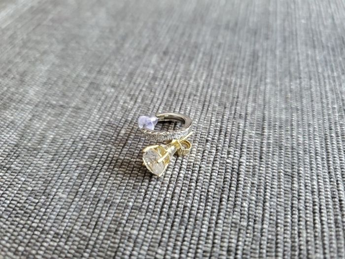 Silver earrings jewellery
