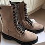 SOliver Taupe Biker Boots Image 2