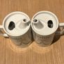 Set of Ceramic Ancienne Porcelaine Oil and Vinegar Dispensers Image 4