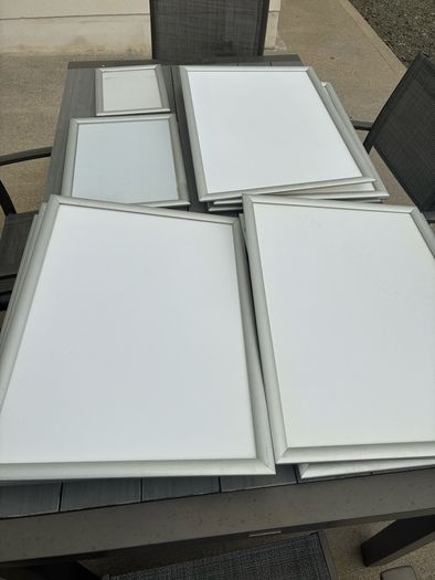 10 snap silver frames 24 x18