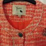 Tweed peach jacket Image 3