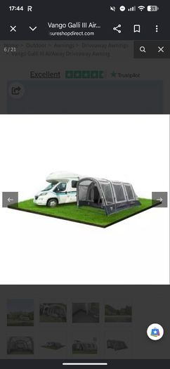 Vango Galli Air III Drive Away Awning