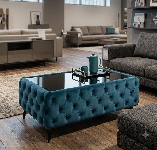 Chesterfield Coffee Table Rectangle 83x63x45