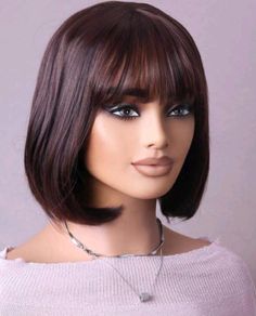 Sexy brunette bob wig  for sexy girl or crossdresser
