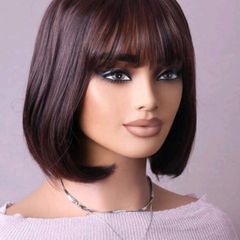 Sexy brunette bob wig  for sexy girl or crossdresser