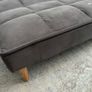 SOFA BED, double.  Like new. Dark brown velvet.  Open to offers Image 6
