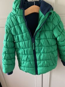 Mothercare green padded coat
