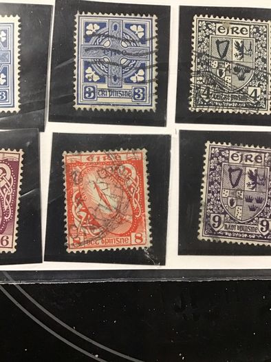 Old Irish Definitive Stamps
