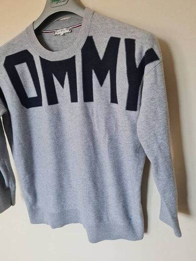 Tommy hilfiger Vivie crew neck jumper Size xs grey ptp 23" in excellent condition