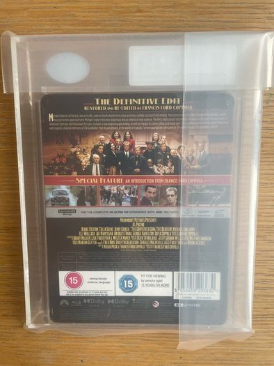 The Godfather CODA Steelbook. Sealed And Graded By UKG. 85+