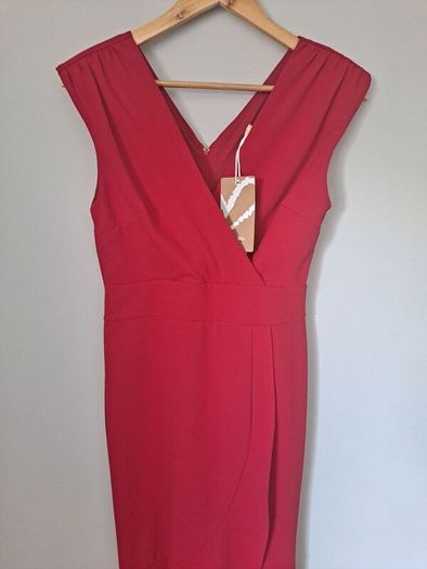 New Jolie Moi Red Occasion dress size UK 10