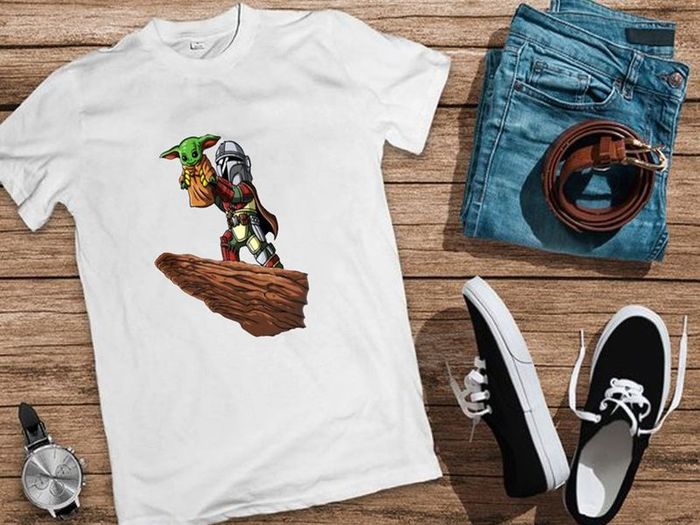 Baby Yoda Mandalorian Star Wars Kawaii King Boba Fett Lion King Pride t-shirt