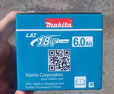 Makita new battery BL1860B 18v 6.0Ah