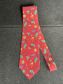 Vintage Holland Football Theme Tie
