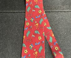 Vintage Holland Football Theme Tie