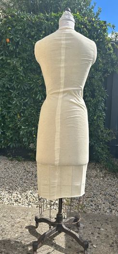 Vintage Wolf Model Dress Form Original Cast Iron Stand