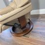 Ekornes Stressless Reno Swivel Leather Recliner Image 4