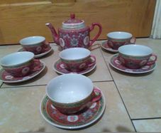vintage asia teaset new without box 1970s