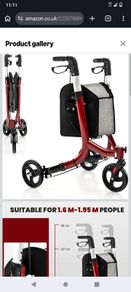 Can post 3 wheel rollator walker