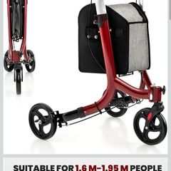Can post 3 wheel rollator walker