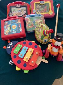 Children's Toys Spinning Top , Push / pull a long / picture blocks/ Music pictures.