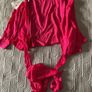 Only Beautiful Pink Wrap Blouse Size UK 8 Image 6