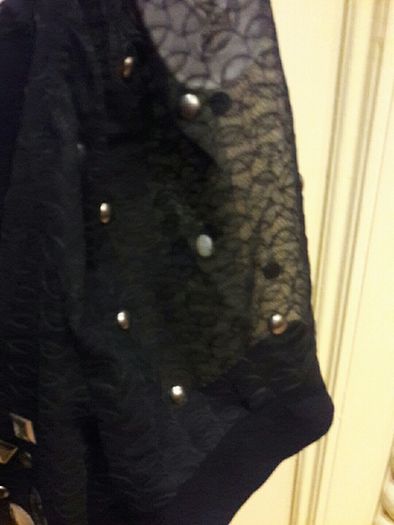 Black Shirt Passion top Size 12
