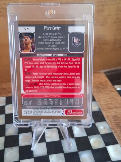 vince Carter sports card
