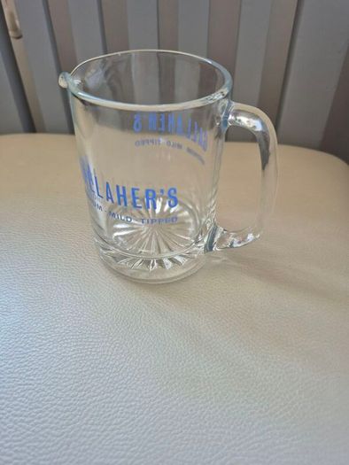 Vintage Gallahers  Advertising Glass Water Jug Pub Memorabilia