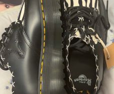 DR.Martens Ramsey Zebra BNWT Platform Creepers Size UK 6.5